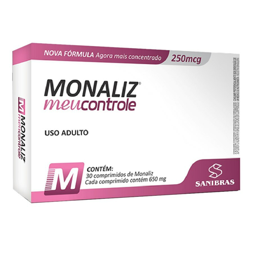 Kit 4 Monaliz Meu Controle 30 comprimidos