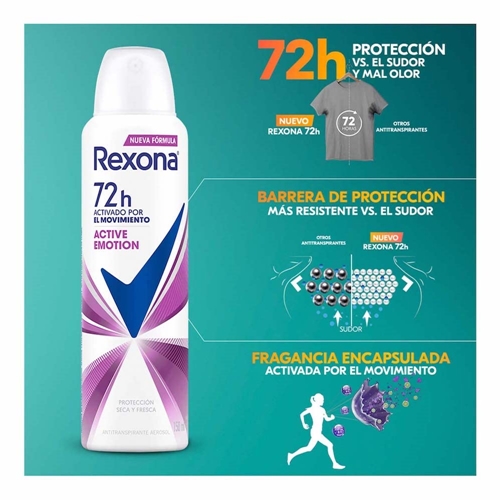 Desodorante Rexona Feminino Active Emotion 150ml