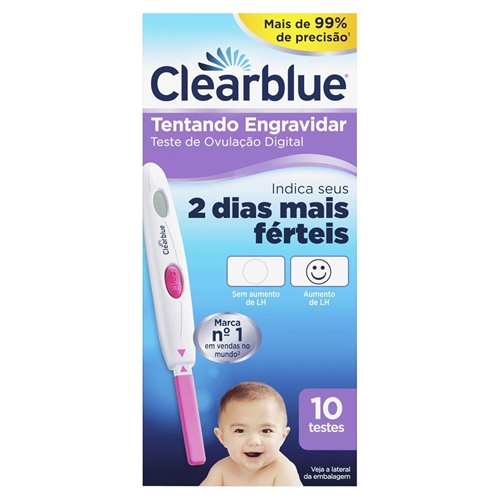 Teste de Gravidez Clearblue Digital com 1 Unidade